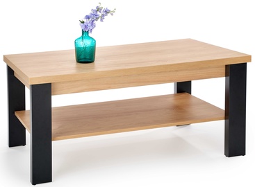 Kafijas galdiņš Halmar Jenna, brūna/melna, 1200 mm x 600 mm x 560 mm