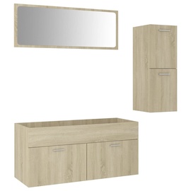 Комплект мебели для ванной VLX Sonoma Oak 3071030, дубовый, 38.5 x 100 см x 46 см
