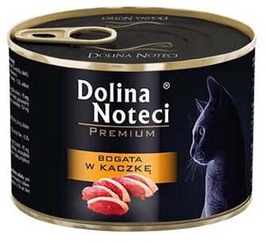 Влажный корм для кошек Dolina Noteci & Piper Premium, мясо утки, 0.185 кг