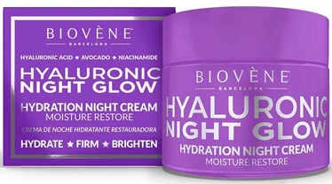Nakts krēms Biovene Hyaluronic Night Glow, 50 ml, sievietēm