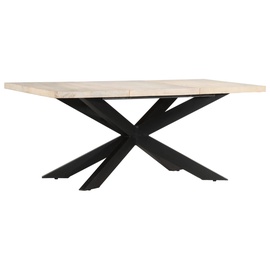 Söögilaud VLX 285964, must/puu, 1800 mm x 900 mm x 760 mm