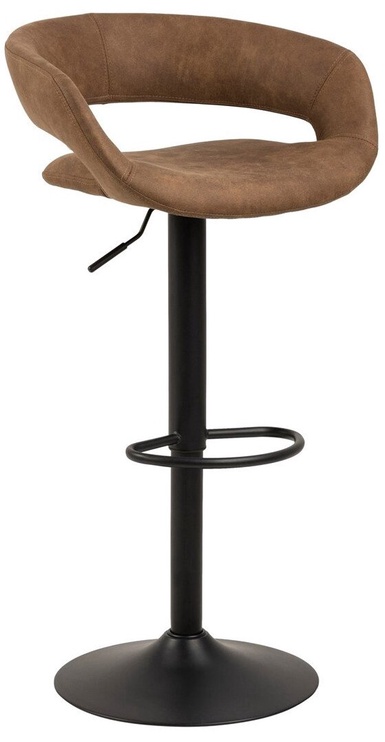 Bāra krēsls Nina, brūna/melna, 48.5 cm x 54.5 cm x 104 cm