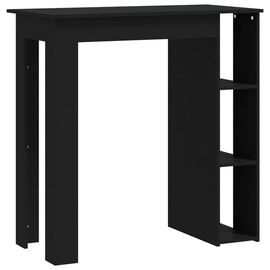Baro stalas VLX 809459, juodas, 50 cm x 102 cm x 103.5 cm