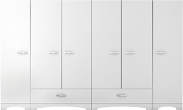Гардероб Kalune Design F4 498 893RAN4555, белый, 47.6 см x 243 см x 181 см