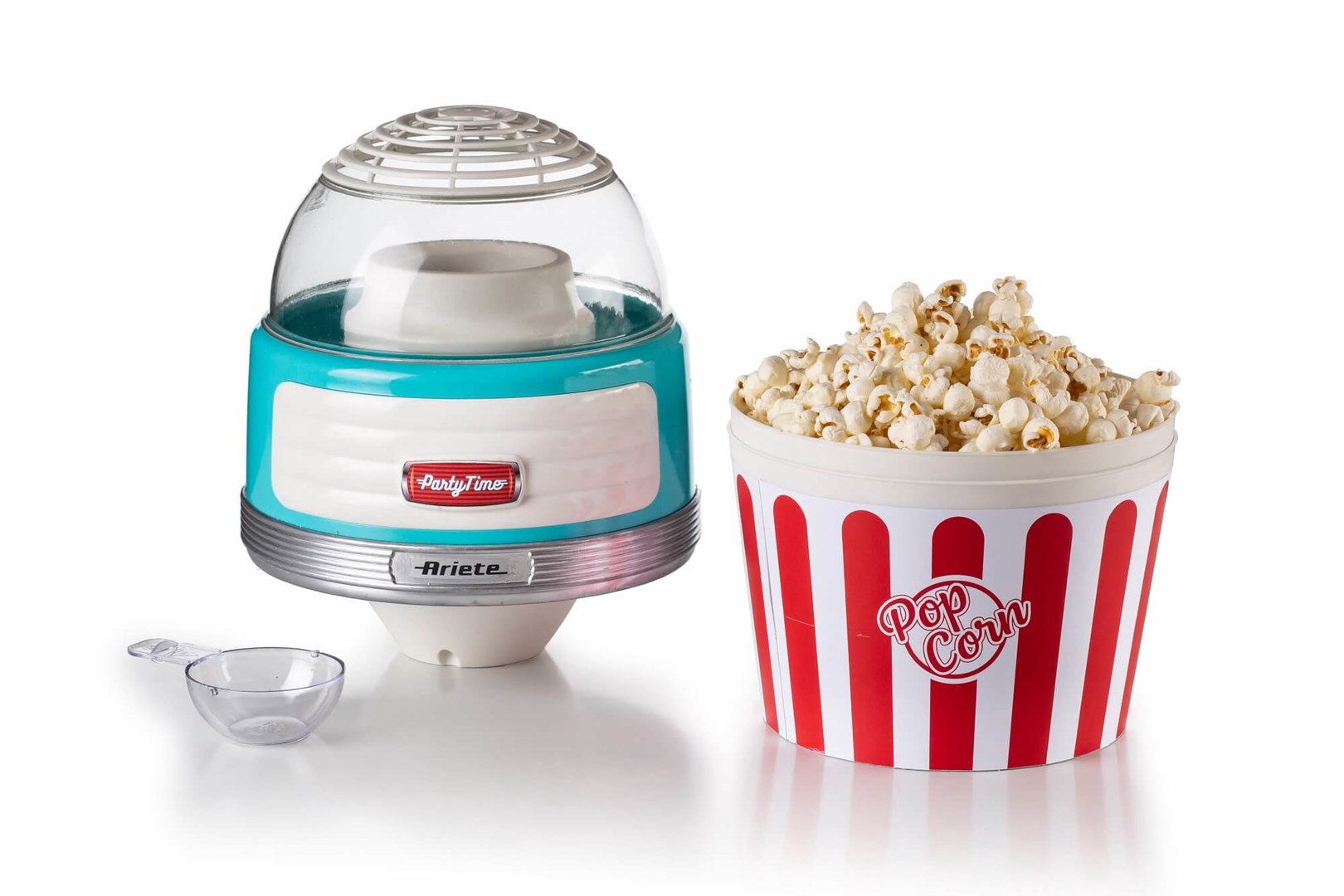 Аппарат для попкорна Ariete PopCorn XL Party Time, 1100 Вт, синий -  Ksenukai.lv