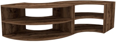ТВ стол Kalune Design Banas, ореховый, 400 мм x 1770 мм x 450 мм