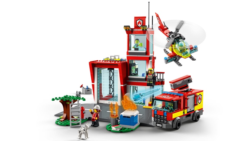 Konstruktor LEGO® City Fire Tuletõrjedepoo 60320, 540 tk