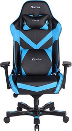 Spēļu krēsls Clutchchairz Throttle Charlie Premium, 50 x 42 x 47 - 57 cm, zila/melna