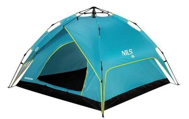 Trīsvietīga telts Nils Camp NC7819, zila