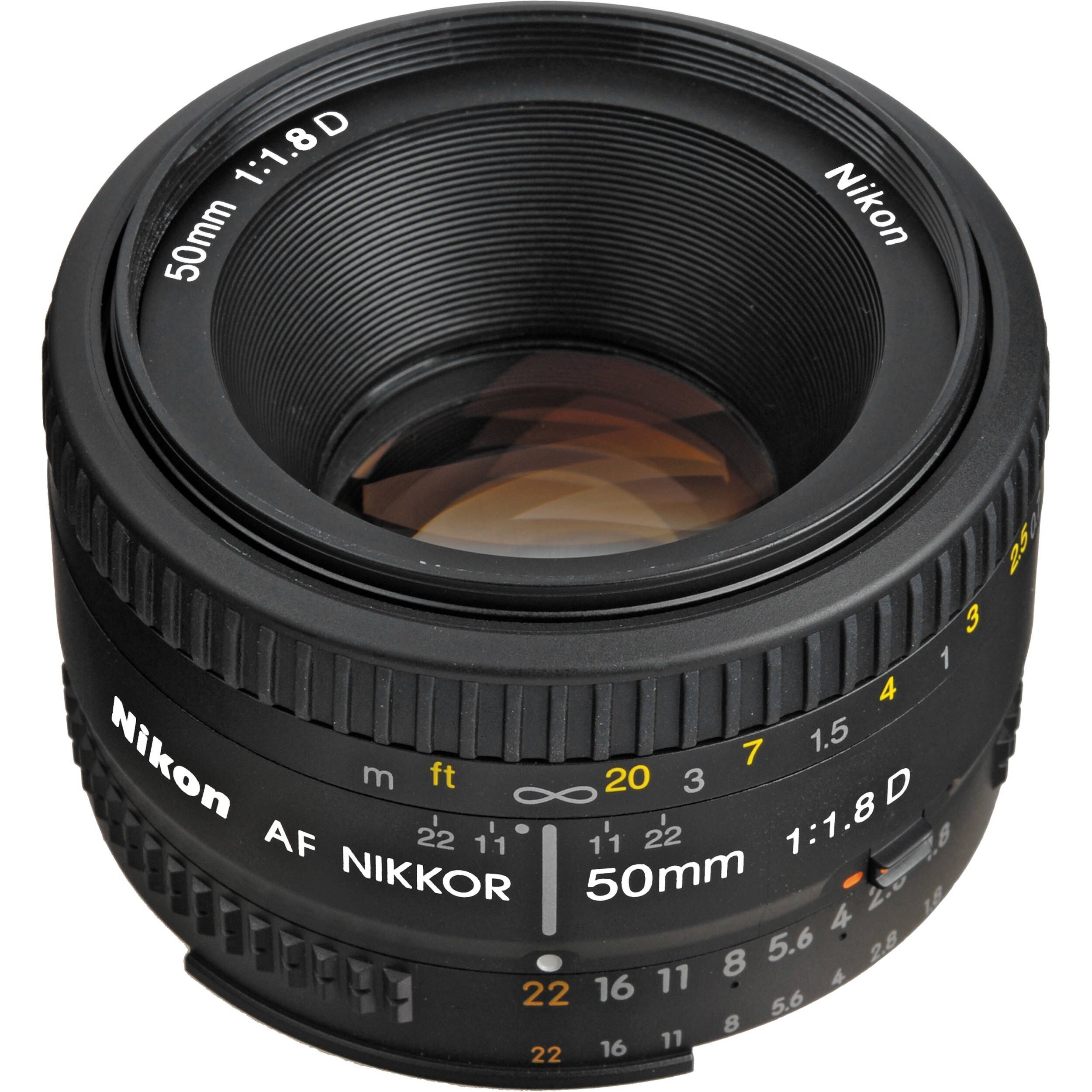 Objektyvas Nikon NIKON AF NIKKOR 50MM F / 1.8D (pažeista pakuotė 