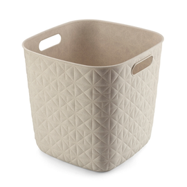 Hoiukorv, esemete hoidmiseks Curver Softex, 15 l, beež, 27.9 x 27.9 x 26.9 cm