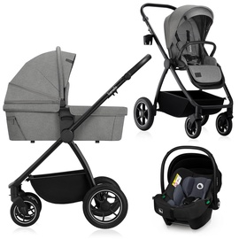Универсальная коляска Lionelo Meril 3in1, серый