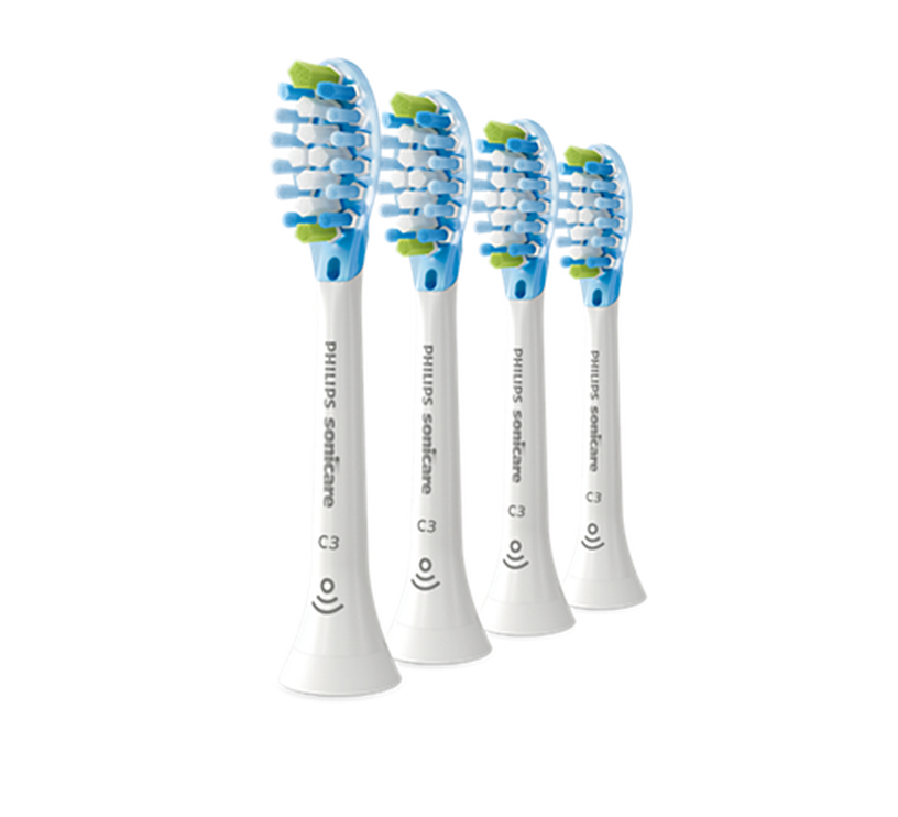 Uzgalis Philips C3 Premium Plaque Defence HX9044/17, balta, 4 gab.