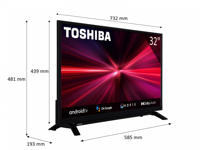Televiisor Toshiba 32LA2063DG, LCD, 32 "