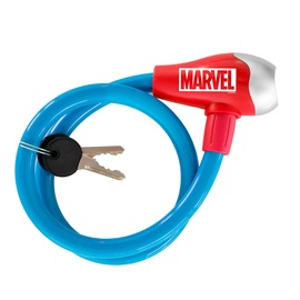 Велосипедный замок Marvel Avengers, синий/красный, 650 мм x 12 мм