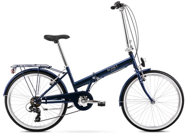 Jalgratas kokkuklapitavad Romet Jubilat Eco, 24 ", 15" raam, sinine