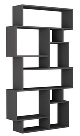 Riiul Kalune Design Karmato, antratsiit, 96 cm x 25.5 cm x 168.5 cm