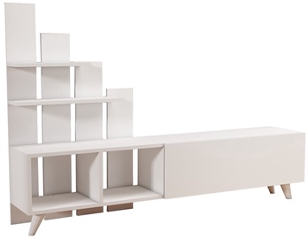 TV-laud Kalune Design MC607232, valge, 160 cm x 33 cm x 115 cm