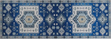 Paklāja celiņš Beliani Parvakadli, zila/bēša/tirkīza, 200 cm x 80 cm