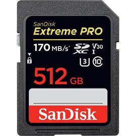 Карта памяти SanDisk Extreme Pro 256GB Class 10 UHS-I, 512 GB
