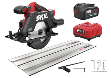 Аккумуляторная циркулярная пила Skil 3551AB, 20 В, с линейкой