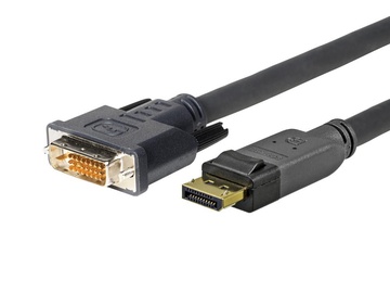 Kabelis Vivolink Displayport, DVI-D, 10 m, juoda