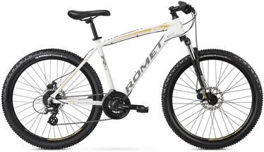 Велосипед горный Romet Rambler R6.3, 26 ″, 18" (44.45 cm) рама, золотой/белый