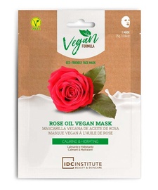 Sejas maska sievietēm IDC Institute Vegan Formula Rose Oil, 25 ml