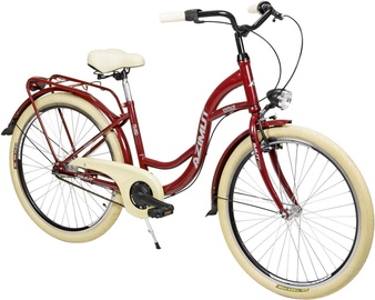 Велосипед городской Azimut Vintage 3-Speed, 26 ″, 17" (41.91 cm) рама, бордо/кремовый