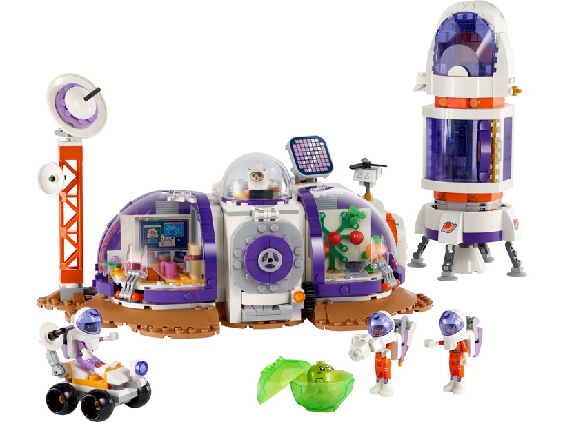 Konstruktors LEGO® Friends Marsa kosmosa bāze un raķete 42605