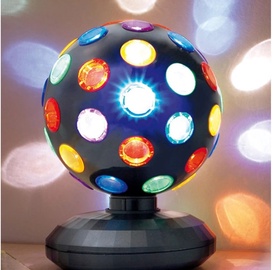 LED aiatuled Karupoeg Puhh OÜ Disco Ball, 1 LED, must/mitmevärviline