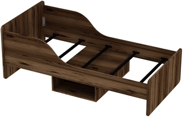 Кровать Kalune Design Evren, 90 x 190 cm, ореховый, с решеткой