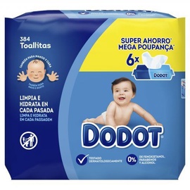 Влажные салфетки Dodot, 384 шт.