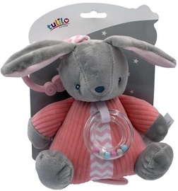 Погремушка Tulilo Music Box Bunny, розовый/серый