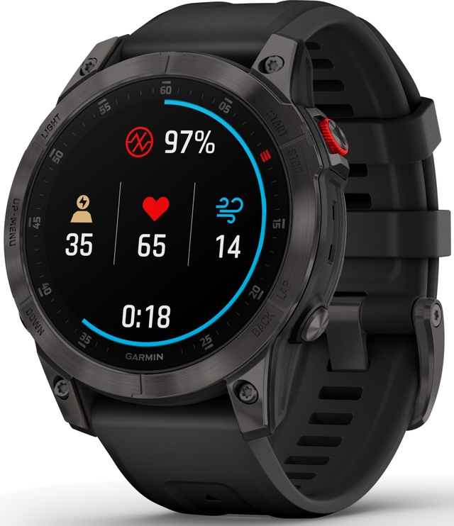 Умные часы Garmin epix™ (Gen 2) Sapphire, черный