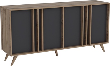 Kummut Kalune Design Rilla, pähklipuu/antratsiit, 40 cm x 160 cm x 79 cm
