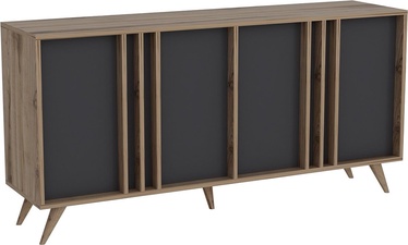 Komoda Kalune Design Rilla 506MNR1311, riešuto/antracito, 40 x 160 cm x 79 cm