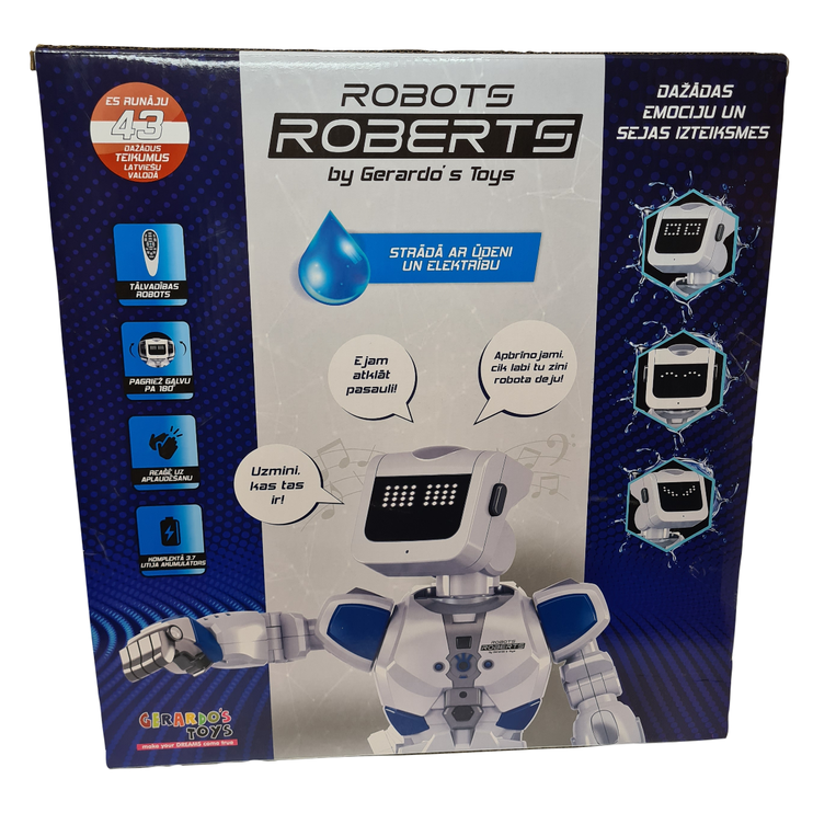 Raadio teel juhitav robot Gerardos Toys Robot Roberts LV