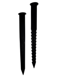 Шпилька Garden Center Strong border edge, 23.5 см x 3 см x 3 см, черный, 10 шт.