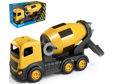 Rotaļlietu smagā tehnika Adriatic Concrete Mixer Truck 1190, melna/dzeltena