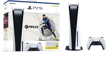 Spēļu konsole Sony PlayStation 5 Blu-Ray Edition + FIFA 23 (CFI-1116A), HDMI / USB
