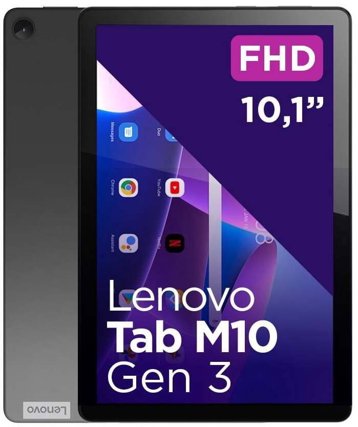 Планшетный компьютер Lenovo Tab M10 (3rd Gen) ZAAF0067PL, 10.1″, 4GB/64GB, 4G, серый