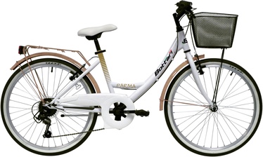 Велосипед городской Bottari, 24 ″, белый/бежевый