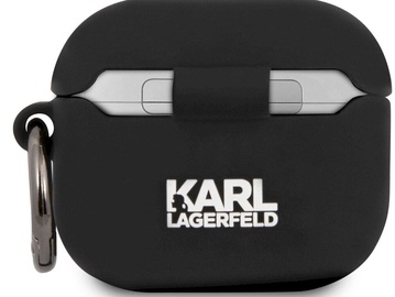 Чехол для наушников Karl Lagerfeld Silicone Case for Airpods 3, черный