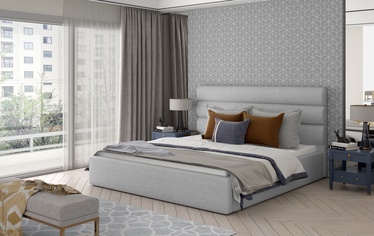 Кровать Caramel Sawana 21, 160 x 200 cm, серый, с решеткой