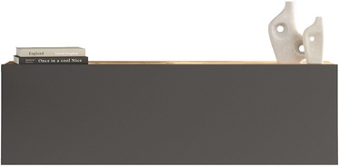 Подвесной шкафчик Kalune Design FR12-AA, коричневый/антрацитовый, 100 см