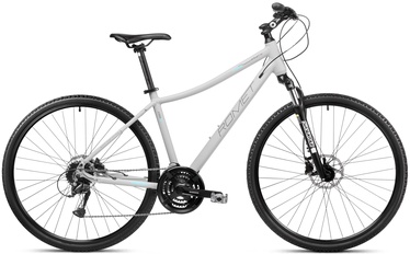 Велосипед горный Romet Orkan 4 D Lite, 28 ″, 20" (49.53 cm) рама, серый/бирюзовый