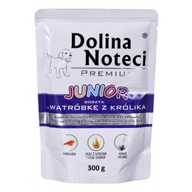 Mitrā barība (konservi) suņiem Dolina Noteci & Piper Premium Junior, truša gaļa, 0.3 kg