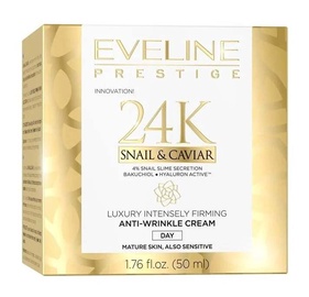 Sejas krēms Eveline 24K Snail & Caviar, 50 ml, sievietēm