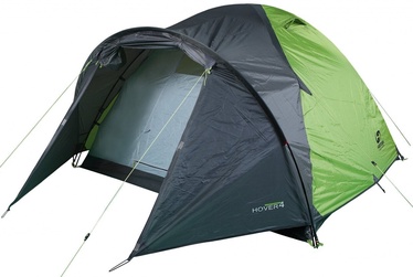 Četrvietīga telts Hannah Hover 4 10003223HHX, zaļa/pelēka